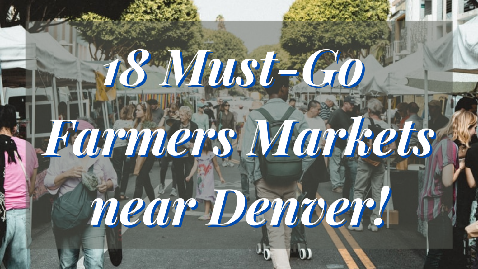 Feeling Fresh? Check out Denver’s best Farmer’s Markets!